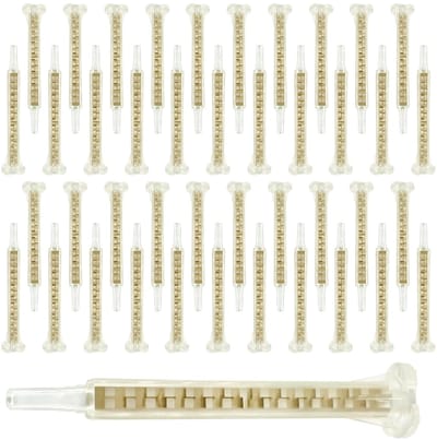 Static Mixing Nozzles voor 2K Lijmpistolen, 50 Stuks, Ideaal voor Epoxy, AB Lijm en Industriële Reparaties