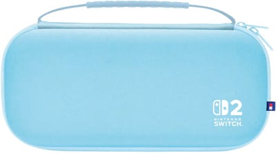 HORI - Slim Tough Pouch voor Nintendo Switch 2 – Lichtblauw - Officieel gelicentieerd door Nintendo