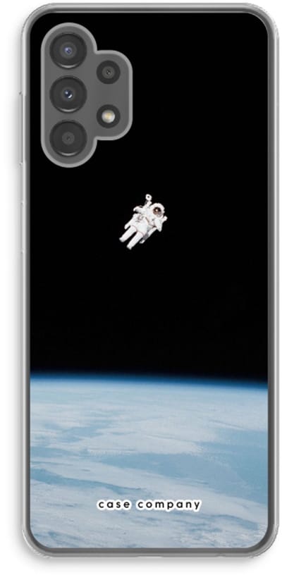 Case Company® - Hoesje geschikt voor Samsung Galaxy A13 4G hoesje - Alone in Space - Soft Cover Telefoonhoesje - Bescherming aan alle Kanten en Schermrand