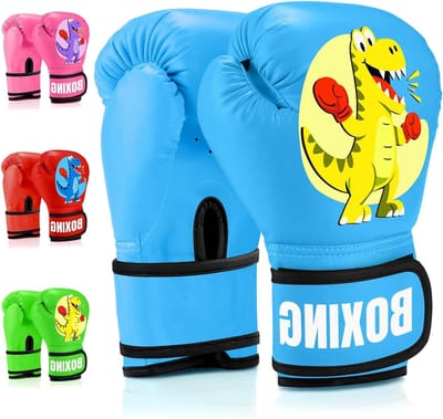 Boxhandschoenen voor Kinderen 3 tot 14 Jaar - PU Leer, Ideaal voor Sparren, Training en Kickboksen