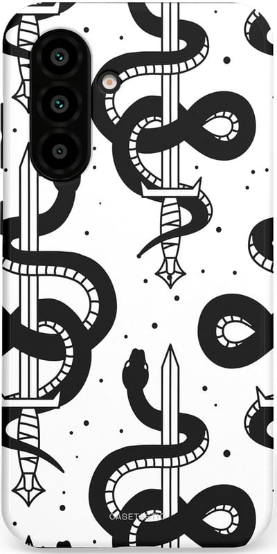 Casetastic Hoesje Geschikt voor Samsung A56 / A36 - Stijlvolle Beschermende Duo-layer Case - Sluipzwaard