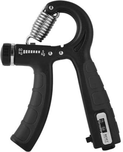 Verstelbare Handtrainer met Teller - Krachttrainer voor Pols, Vingers en Onderarm, 5-60 kg Weerstand