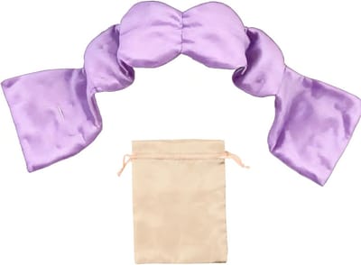 Ontspannend Slaapmasker voor Vrouwen, Gewogen Oogmasker voor Diepe Ontspanning, Reis Slaapmasker met Kralen, Ideaal voor Thuis en Op Reis