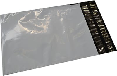 Verzendzakken 32 x 42 cm + 7 cm klep 50 micron - 500 stuks