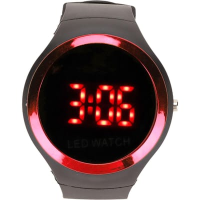 Kinderen Digitaal Horloge Student Modieus Rood LED Outdoor Sporthorloge Verjaardagscadeau voor Dagelijks gray