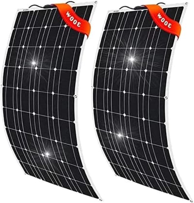 Zonnepaneel Kit - Zonnepanelen Set - Energie Opwekken - Flexibel Buigbaar - 600 Watt - Zwart