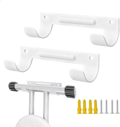 Dailygoods - Metalen Strijkplankhouder - Wandhouder voor Strijkplank, Antislip en Slijtvast