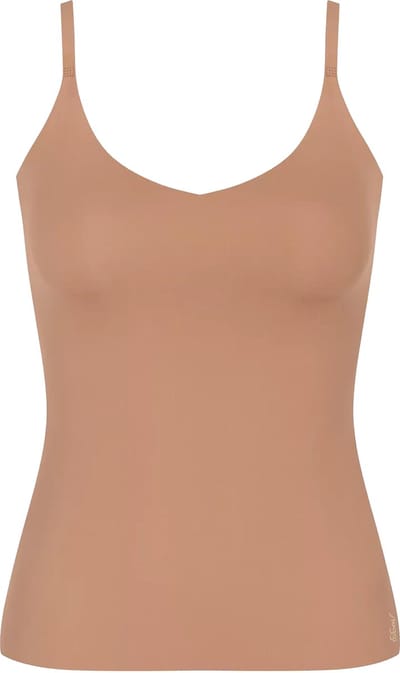 Sloggi Women ZERO Feel 2.0 Spaghetti Top (1-pack) - dames singlet - lichtbruin