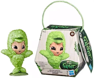 Marvel I Am Groot Dolphin verzamelfiguur - 6.5 cm groot - 1 figuur - Speelfiguur