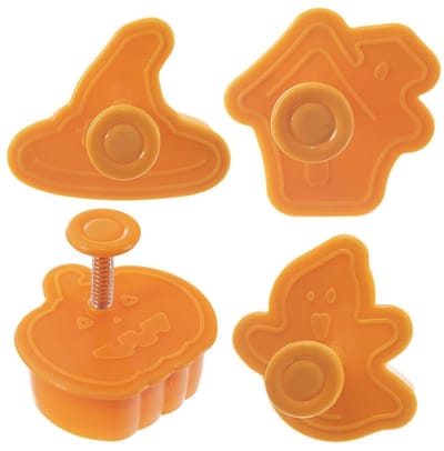 Orion - Halloween Koekjesuitstekers Set - Geest - Pompoen - Spookhuis - Hoed