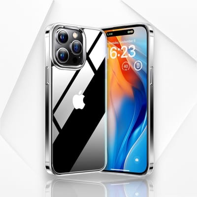 AziLine Silicone Case Geschikt voor Apple iPhone 15 Pro Max - Transparante Bescherming Hoesje voor iPhone 15 Pro Max - Premium Zachte Silicon Backcover geschikt voor iPhone 15 Pro Max