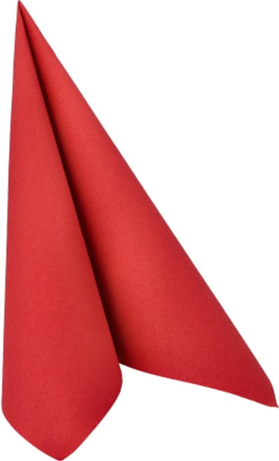 8x 20 Servetten ROYAL Collection 1/4 vouw 40 cm x 40 cm bordeaux