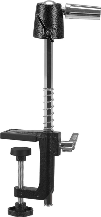 Gabbiano 41 Kappersstandaard – Oefenhoofd Houder – Verstelbaar 19-29 cm – Tafelklem – Metaal