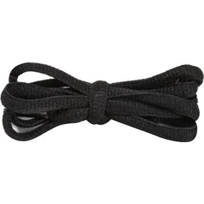 1 paire de lacets plats noirs de 1,2 m de long pour chaussures de sport, de course, décontractées