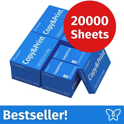 NIEUW: Easyprint Printerpapier Kopieerpapier 20000 Vel 40 x 500 A4 Premium Extra Wit CIE 160 Testwinnaar PEFC-gecertificeerd
