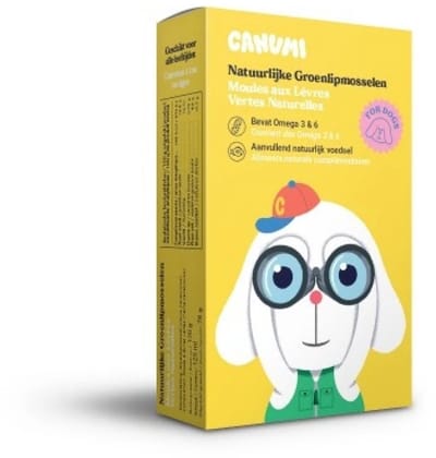 Canumi Groenlipmosselen voor honden - natuurlijk en verse vis voor honden - in blik - 120g