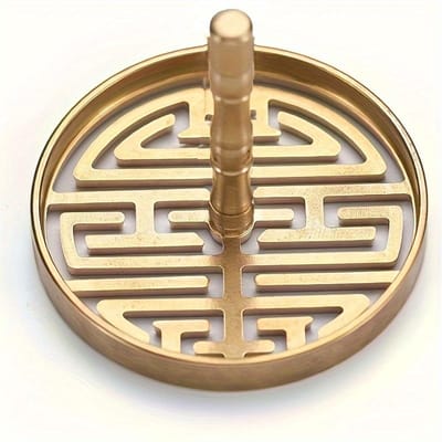 1 pièce Sceau parfumé Laiton Parfumé Dao Fournitures Outil Accessoires, Tapoter Parfumé Dao Outils de Moule Parfumé Dao, Utilisé pour Décoration Salle Zen Salle de Thé Pack of 1