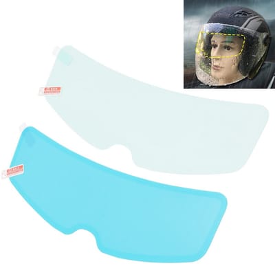 Dailygoody - Universele Motorhelm Lens Film Set - Regenbestendig en Anti-Fog Visor Film 24.5 cm