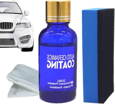 Nano Coating Set - Hydrofobe Verzegeling - Auto Beschermen - 9H Hardheid - 30 ml - Transparant