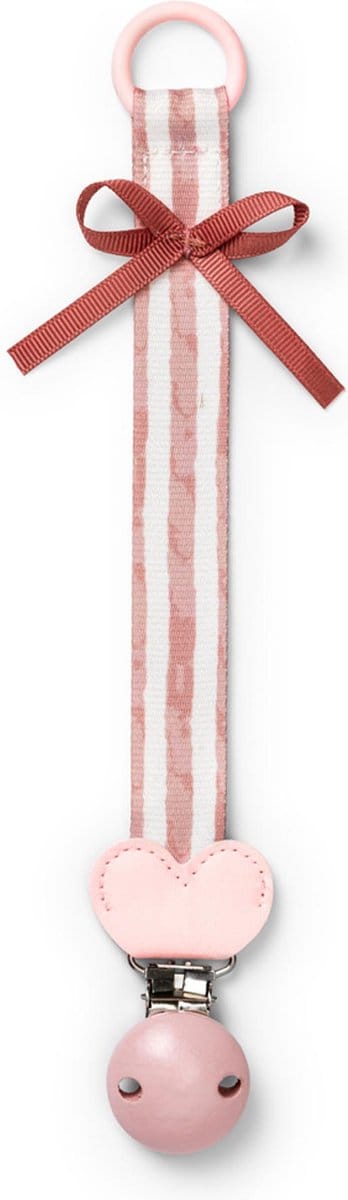 Elodie Fopspeenketting Hout - Speenkoord - Fopspeenketting - Fopspeenhouder- Speenclip - Candy Stripes