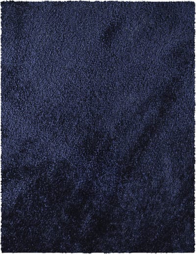 SURYA - CLAIRE Effen Donkerblauw Zacht Hoogpolig Shaggy Tapijt