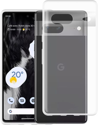 Cazy hoesje geschikt voor Google Pixel 7 Hoesje Siliconen - Flexibele Case - Transparant