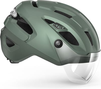 MET Intercity MIPS Fietshelm Mannen & Vrouwen – Fietshelm E-Bike Volwassenen – Elektrische Fiets – Maat S (52-56cm) – NTA 8776 – Sage Metallic Matt (Groen)