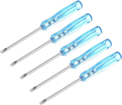 Mini Slotted Screwdriver 2mm Plat Hoofd 45mm Lengte voor Kleine Apparaten Reparatie - 2 Stuks, Precisie, Handgereedschap, Onderhoud