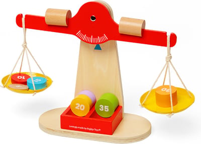 BigJigs houten balansspel educatief speelgoed balans leren.