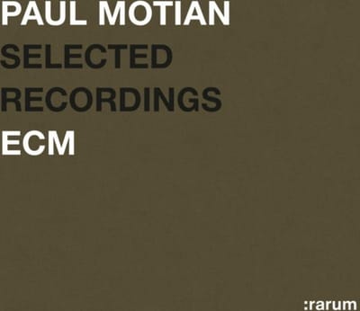 Paul Motian - Selected Recordings (CD)