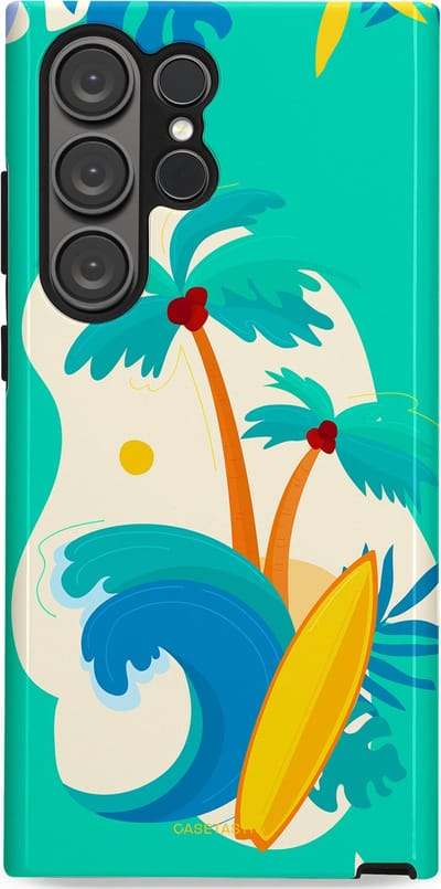 Casetastic Hoesje Geschikt voor Samsung S23 Ultra - Stijlvolle Beschermende Duo-layer Case - Golvennoot