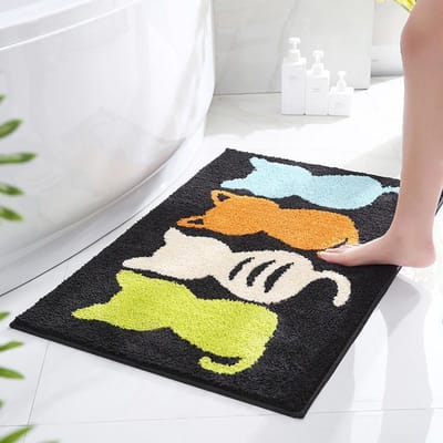 Cartoon Badkamer Badkamer Absorberend Antislip Tapijt Vloermat Woonkamer Entree Eenvoudig Huishouden Slaapkamer Deurmat 40x60cm