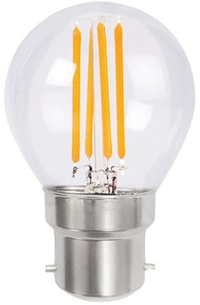 VITO LED Filament Kogellamp G45 B22 - 6W (vervangt 60W) - 726lm - 2700K - Ø64mm - 220-240V - Energiezuinig
