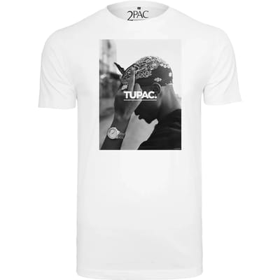 Mister Tee Tupac - 2Pac F*ck The World Heren T-shirt - 2XL - Wit
