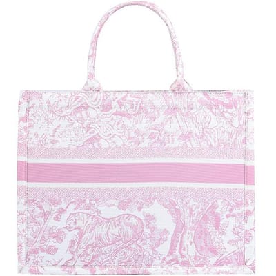 Sac à bandoulière tendance en jacquard brodé de style chinois, grande capacité, pour femme one size fits all white