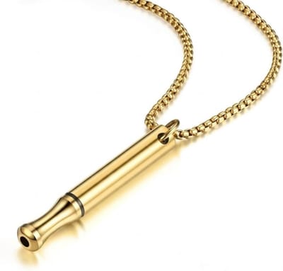 Gouden Stoppen met Roken Ketting voor Ademhaling, Ontspanning en Stressvermindering
