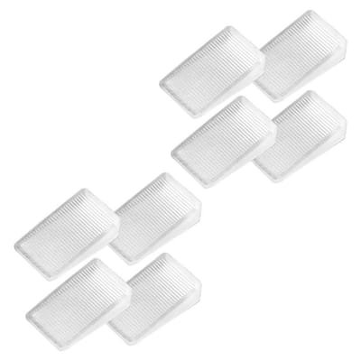 Meubelmat Deur Shims - Nivelleerders Wiggen - Meubels Stabiliseren - Flexibel Bij te Knippen - 50x30x15 mm - Wit