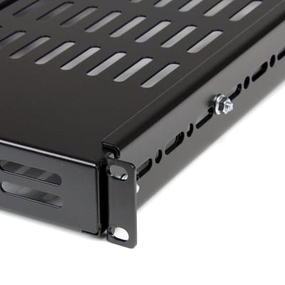 StarTech.com ADJSHELF 1U Adjustable Vented Server Rack Mount Shelf