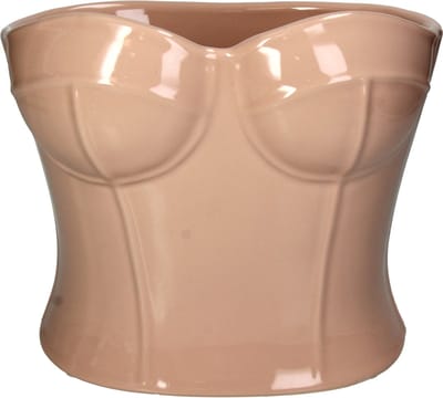 Looliving vaas BUSTE peach 24x17x21cm