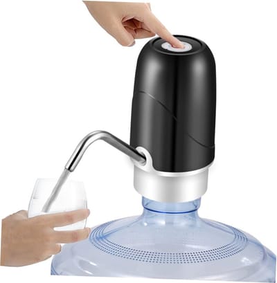 QTTVBTNA -Elektrische Waterpomp – USB Oplaadbare Automatische Waterdispenser voor Waterflessen – Éénknopsbediening, Draagbaar en Lichtgewicht, Geschikt voor Thuis en Kantoor
