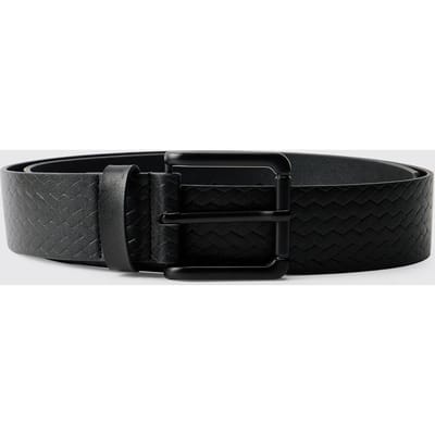 Riem Met Reliëftextuur | Black | Size Large/XL