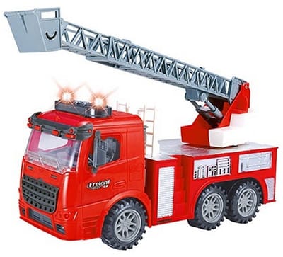 Toi-toys Brandweerwagen Met Verkeerslichten Rood 49 Cm