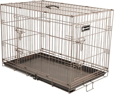 Hondenbench Ebo Taupe L - Taupe - 92 x 56 x 64 cm