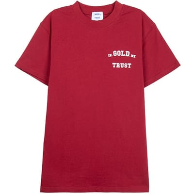 In Gold We Trust The Red Teered Size: M | T-Shirts Outlet | Unisex | Rood