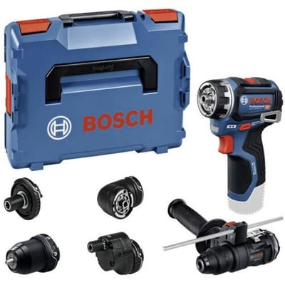 Bosch Professional GSR 12V-32 FC FlexiClick schroefboormachine +5 opzetstukken 12V Basic Body in L-Boxx - 06019N7102