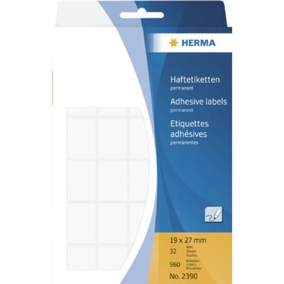 HERMA labels - 960 label(s) - 19 x 27 mmetiketten - 960 etiket(ten) - 19 x 27 mm
