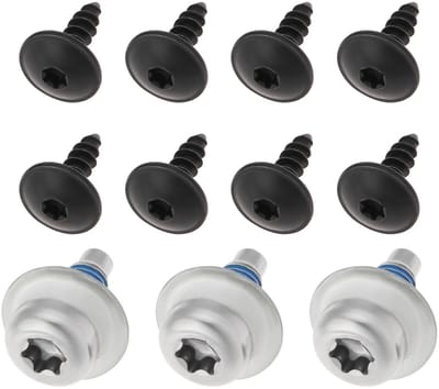 Solidchoice - Dailygoody - Motoronderkuip Bevestigingsset - Compatibel met VW Golf MK7 - Roestbestendig Metaal - M8 M5 - 11-delige Set Bevestigingsmaterialen ...