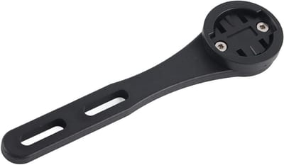 Geïntegreerde fietscomputerhouder met handvat, geschikt voor GPS en accessoires, 2 kleuren beschikbaar, stevige montage voor outdoor fietsen