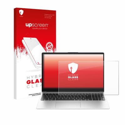 upscreen - Screenprotector voor HP 250R G10 15.6" - Folie Beschermfolie Beschermglas transparant