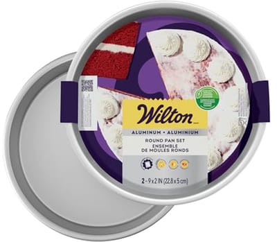 Ronde Cakepannen 2-Pack - 9 x 2 inch - Aluminium